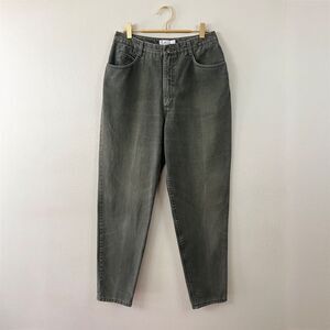 Vintage 90s Talbots 100% Cotton USA Made High-Waisted Mom Jeans Olive Wash 12